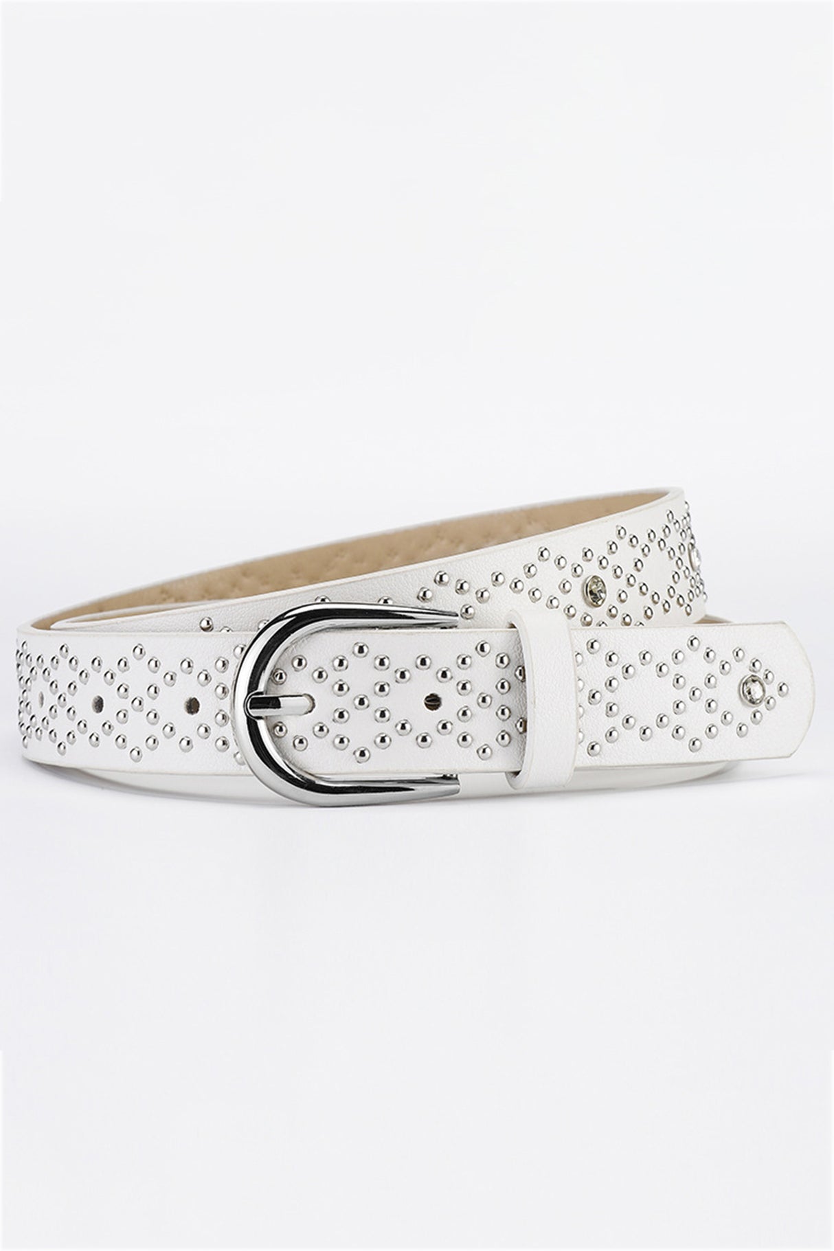 PU Leather Rivet Belt