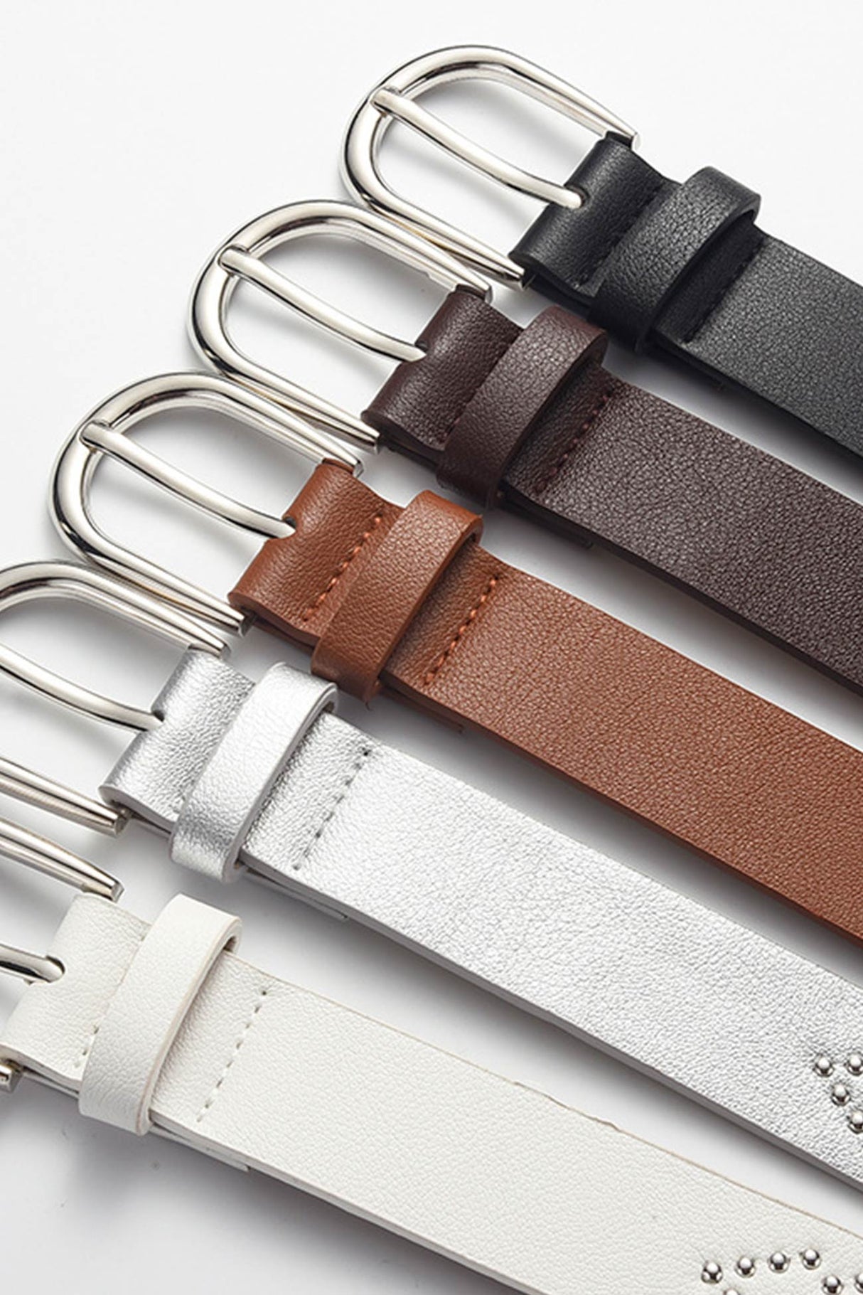 PU Leather Rivet Belt