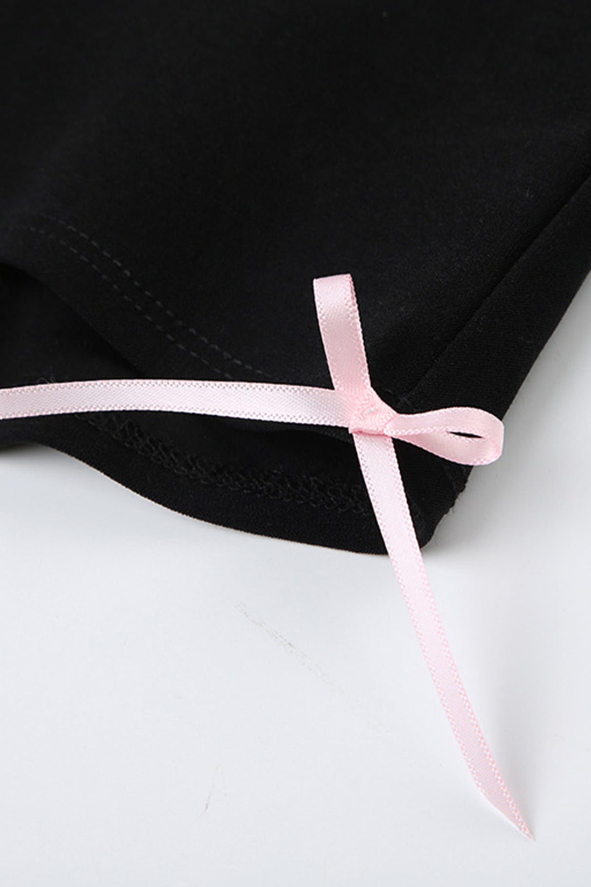 Pearl Chain Lace-up Tank Top