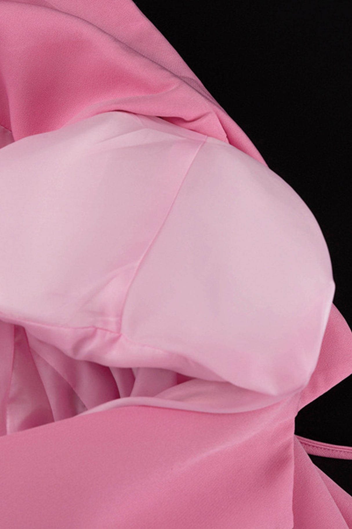 Pink Bow Pocketed Blazer