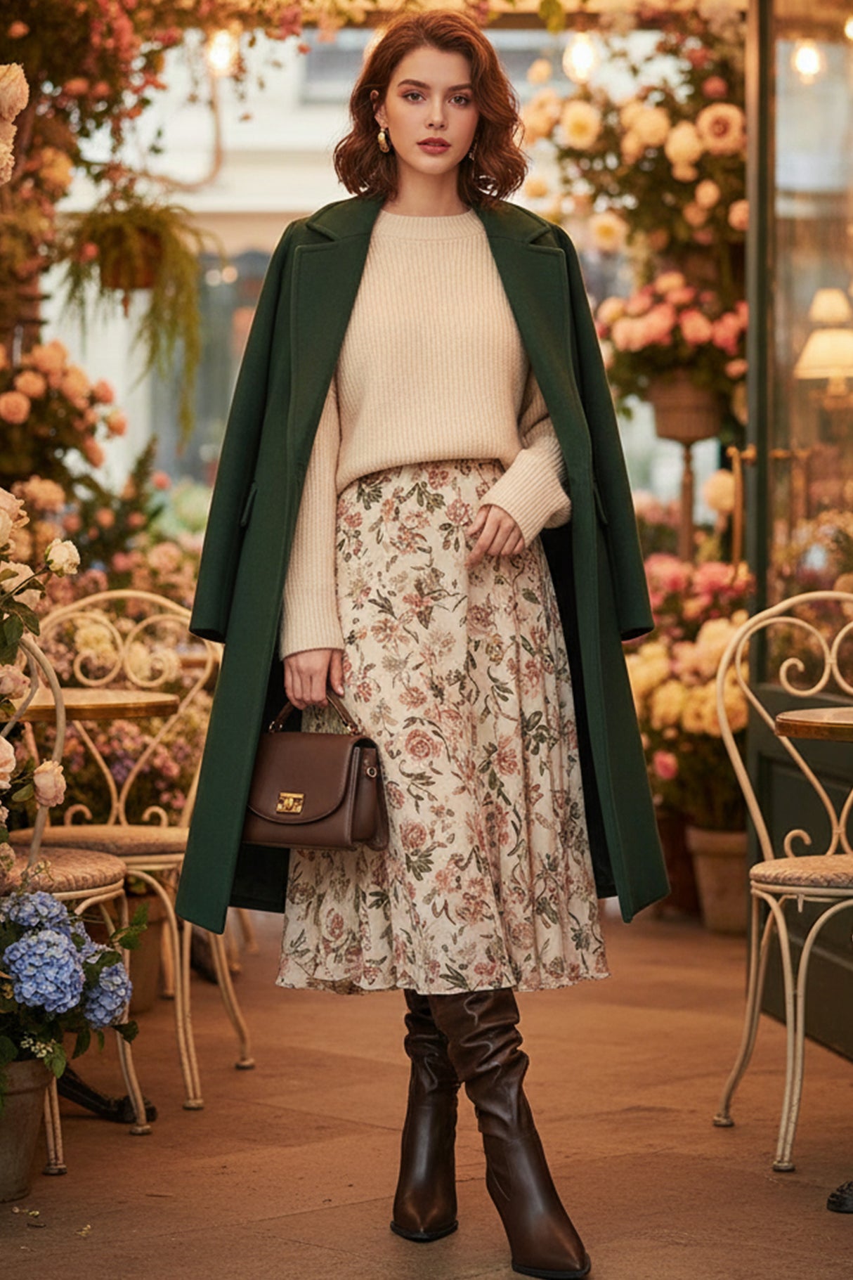 Pointed-Toe Stiletto Slouch Knee-High Boots