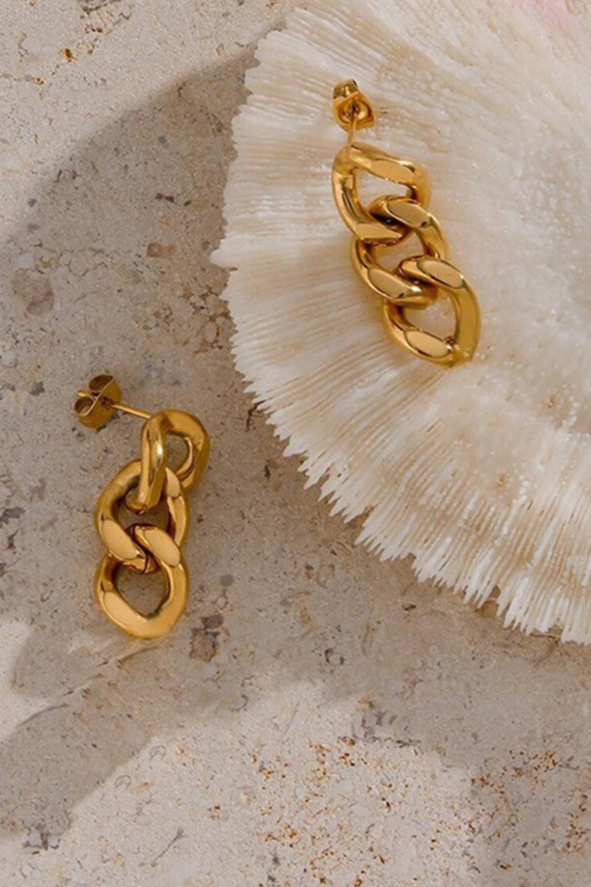 Punk Cuban Chain Earrings