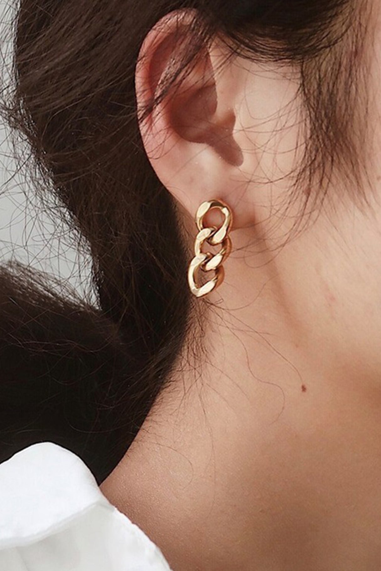 Punk Cuban Chain Earrings