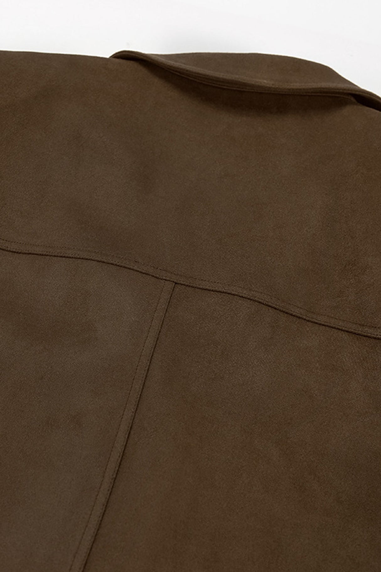 Retro Brown Suede Blazer