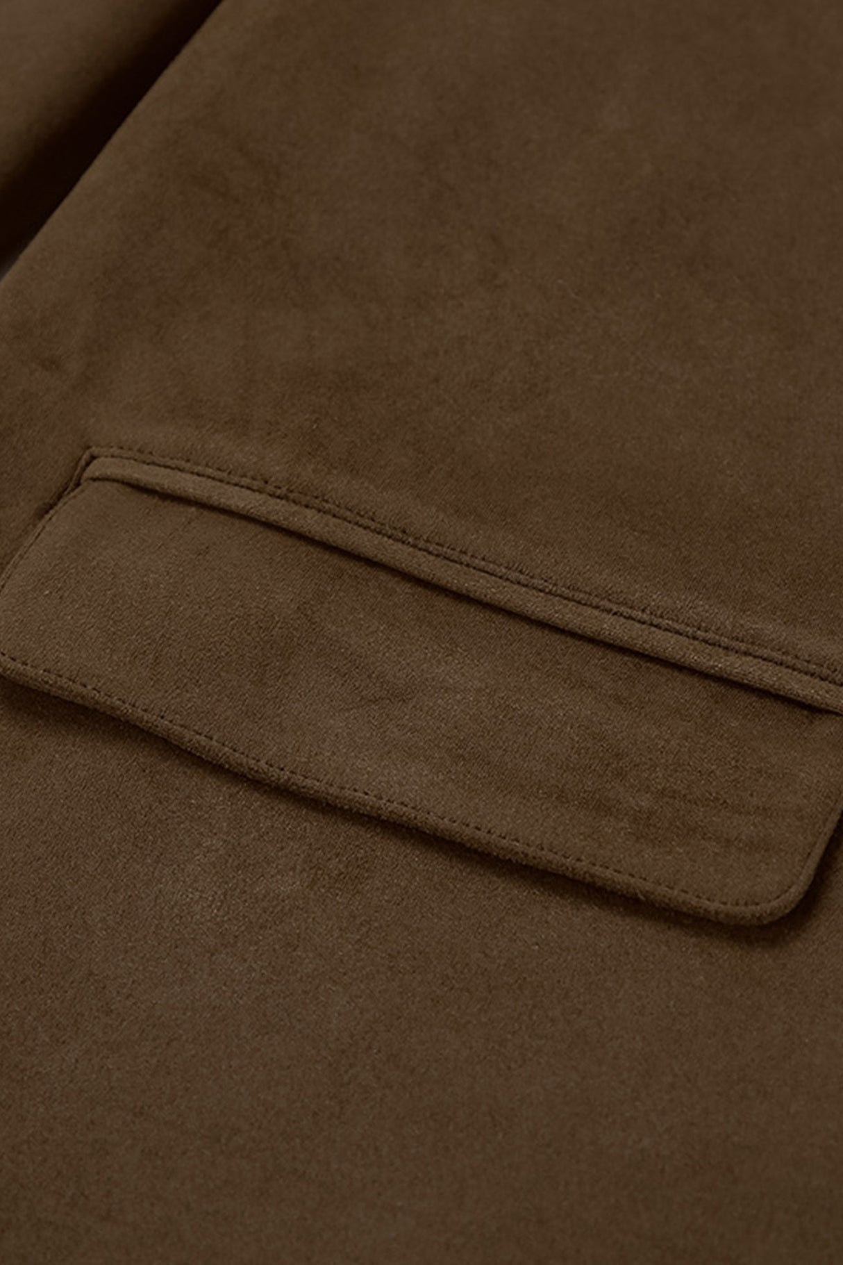Retro Brown Suede Blazer