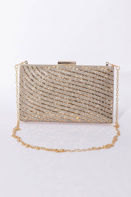 Rhinestone Chain Crossbody Bag