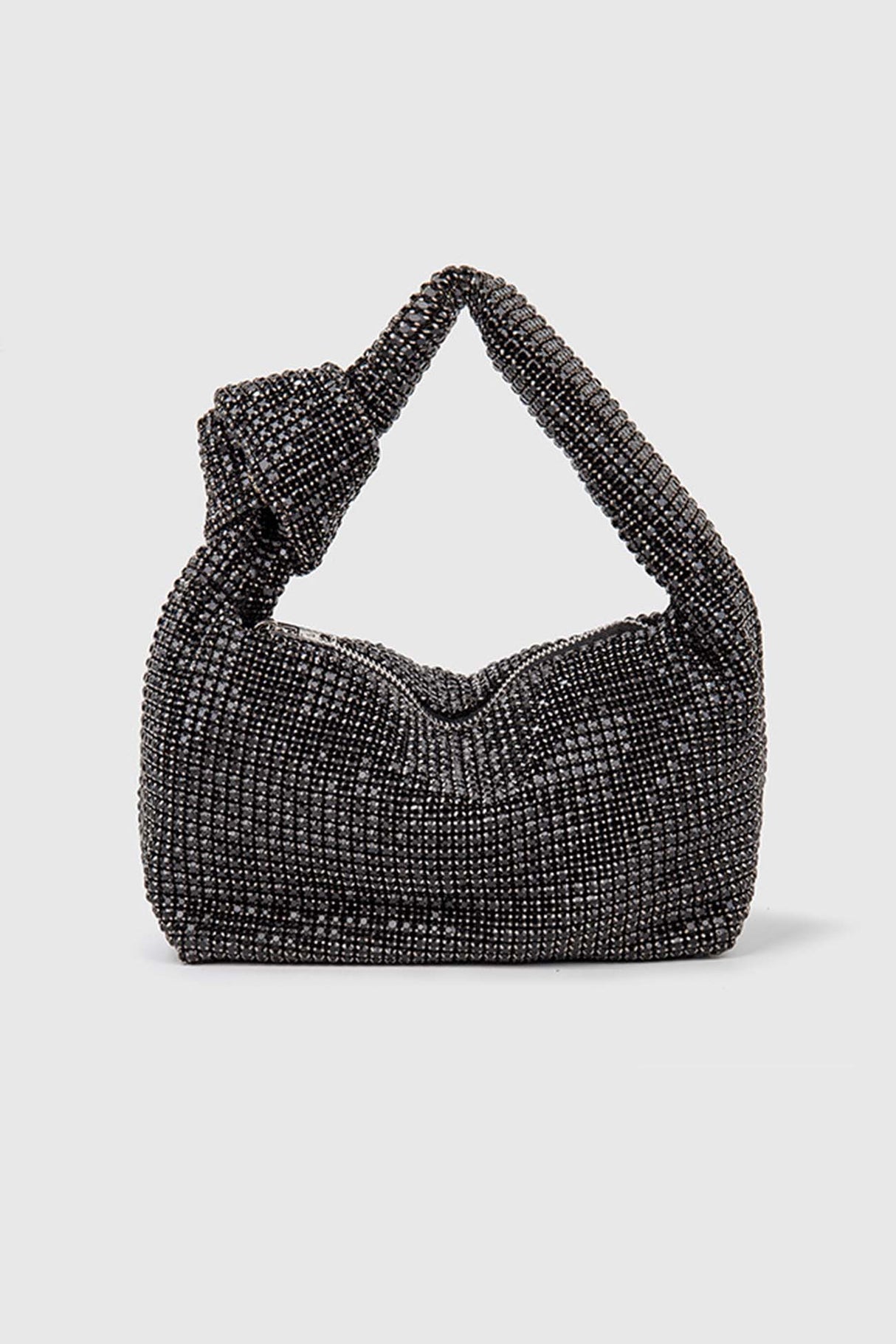 Rhinestone Knotted Handbag