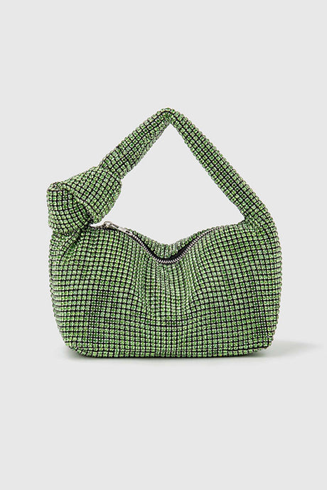 Rhinestone Knotted Handbag