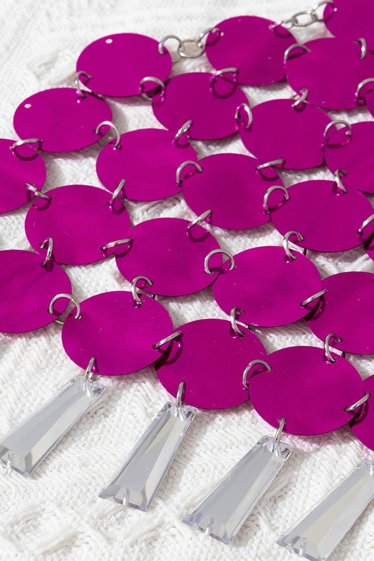 Hand Made Round Sequin Body Chain