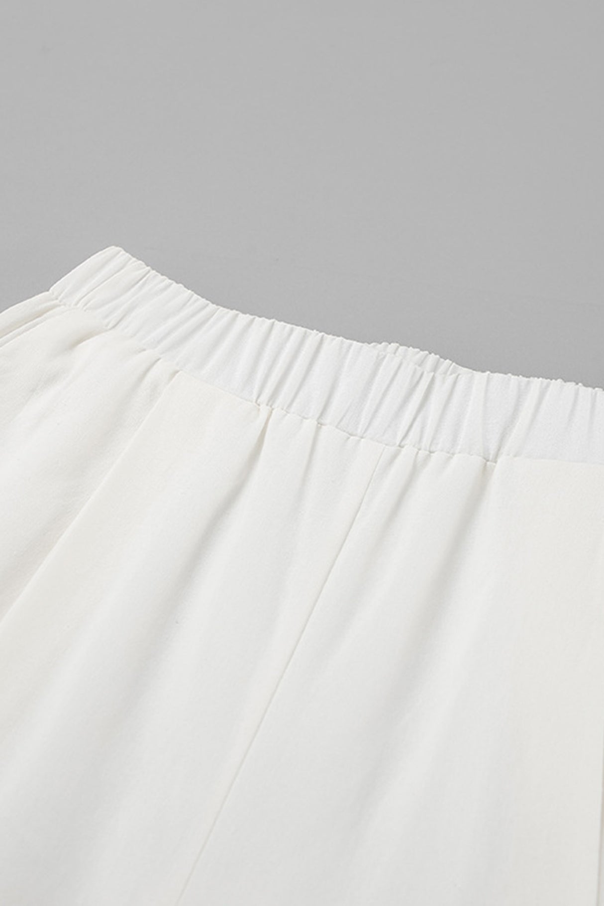 Arolora Ruffle Tie-up Cotton Vest Set