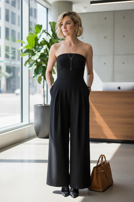 Solid Color Off shoulder Ruched Jumpsuit