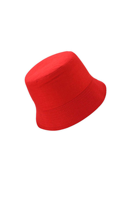 Solid Color Reversible Bucket Hat