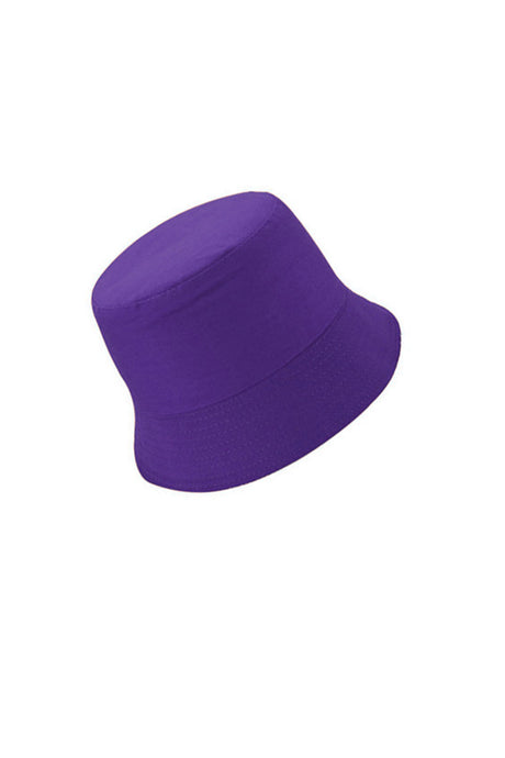 Solid Color Reversible Bucket Hat