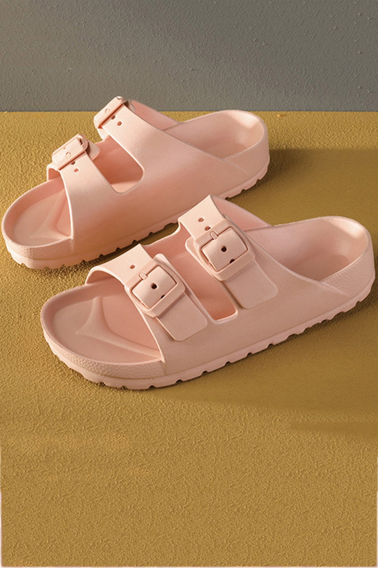 Solid Buckle EVA Sandals