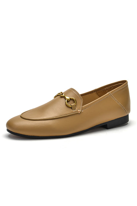 Solid Leather Loafer
