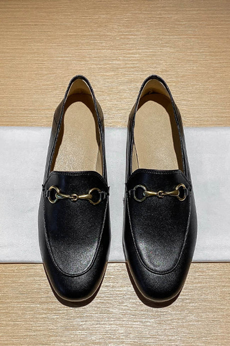 Solid Leather Loafer