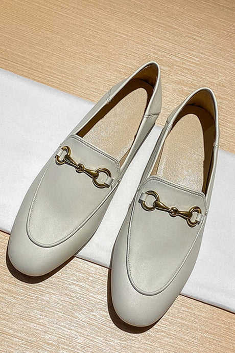 Solid Leather Loafer