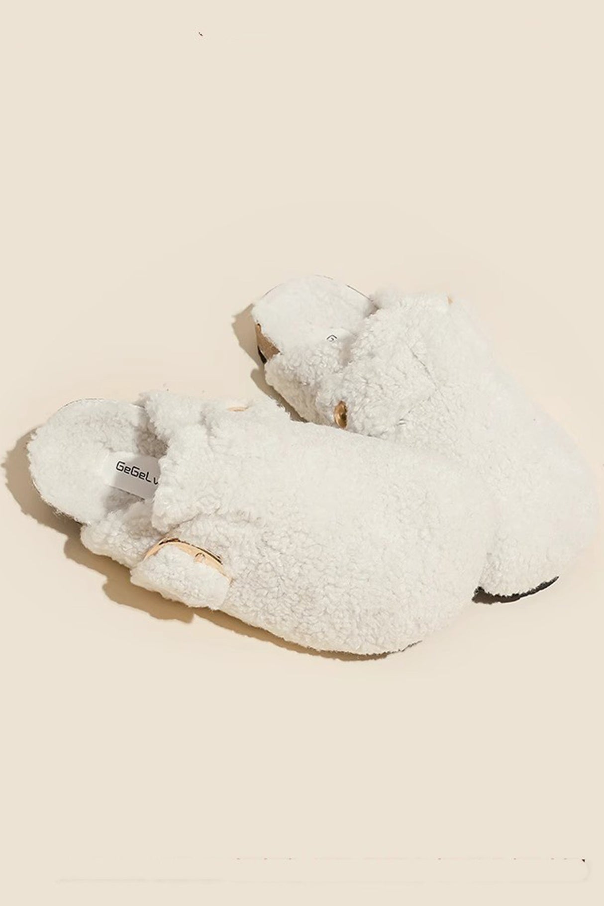 Solid Plush Slip-on Flats