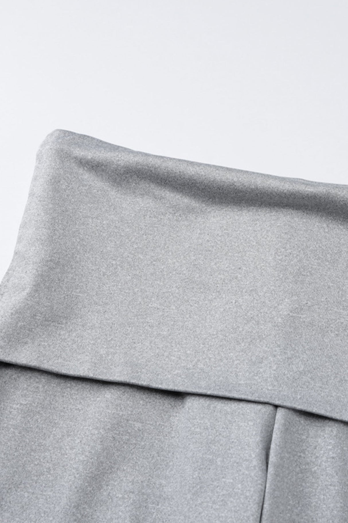 Arolora Solid Tube Top Stacking Flare Pants Set