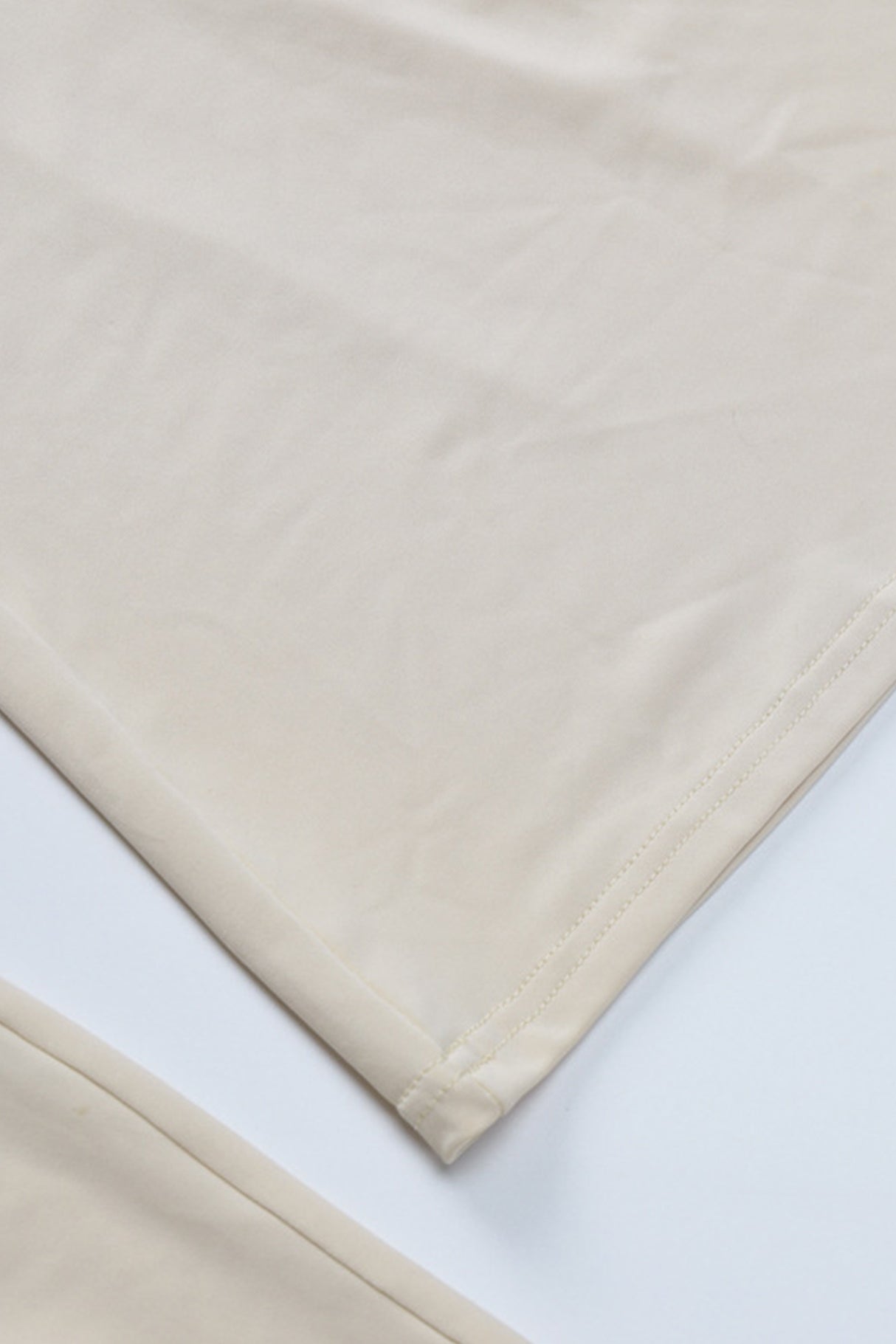 Arolora Solid Tube Top Stacking Flare Pants Set