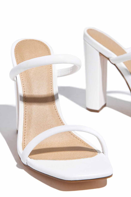 Solid Color Block Heel High Heel Sandals