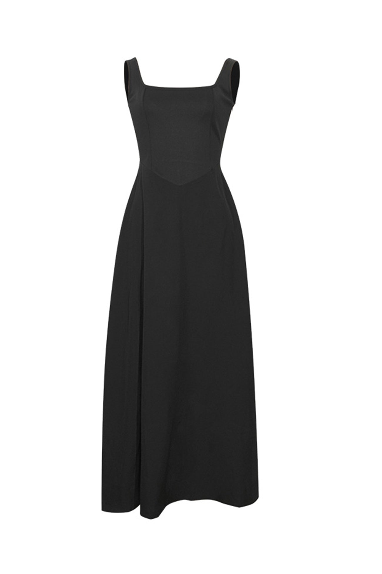 Arolora Square Neck Corset Swing Dress