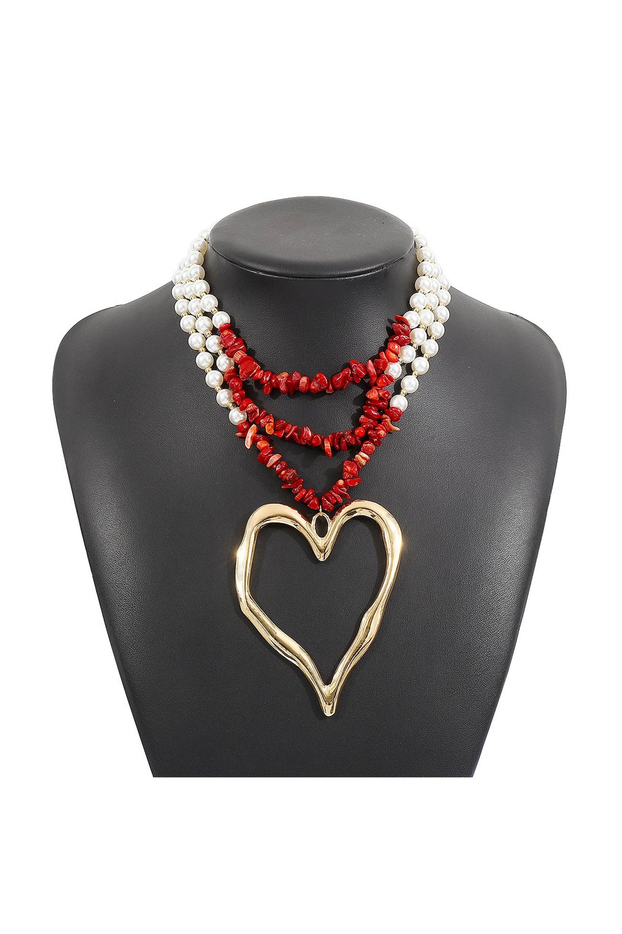 Stacking Pearl Turquoise Necklace