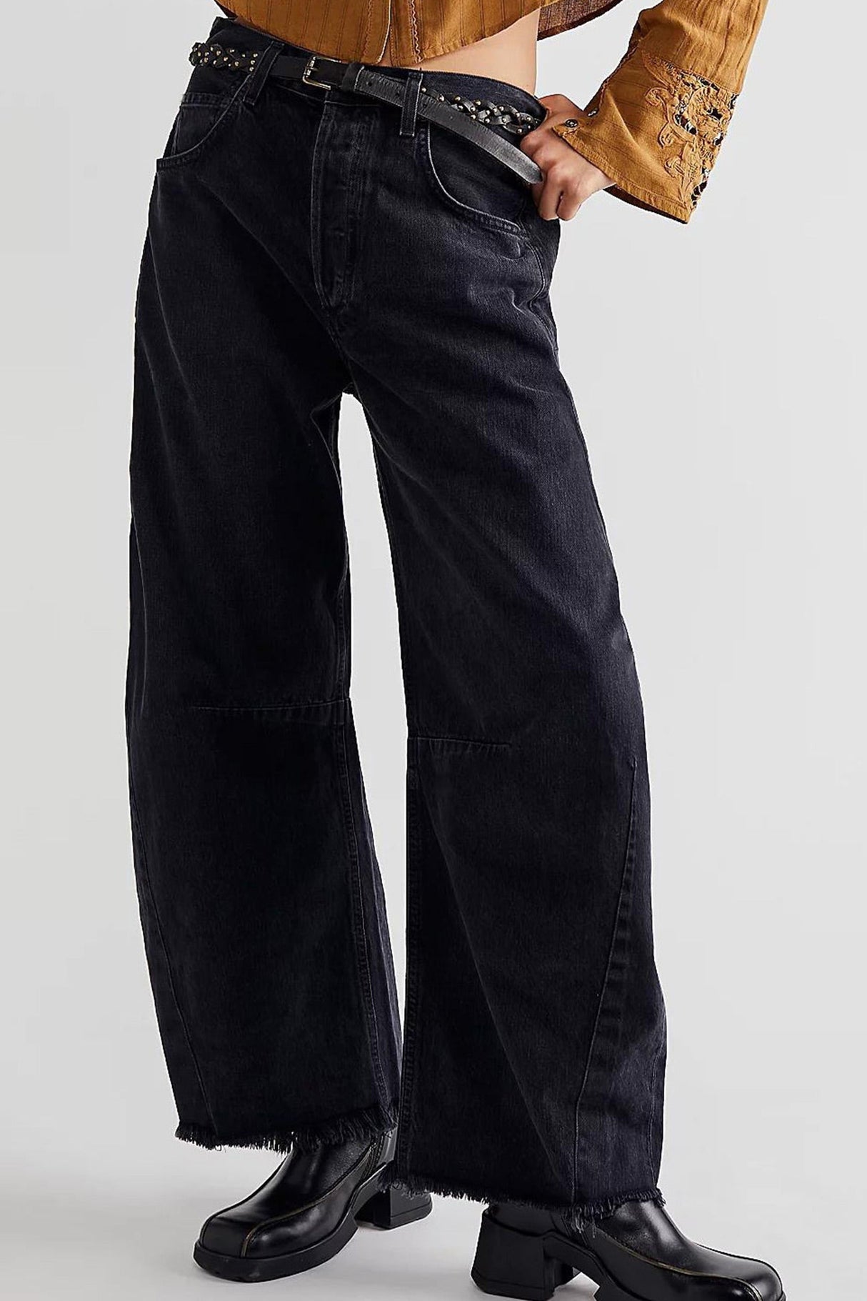 Arolora straight-leg-denim-ninth-pants