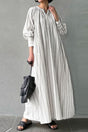 Arolora striped-crew-neck-shirt-dress