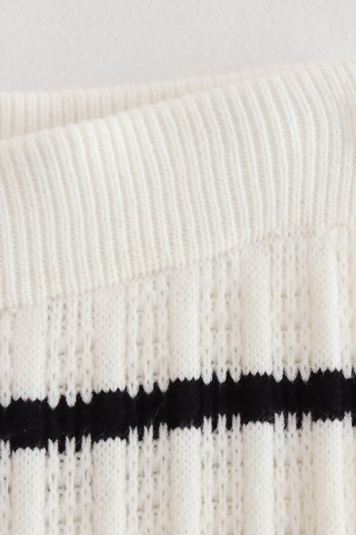 Striped Knit Tie-up Tank Top Pants Suits