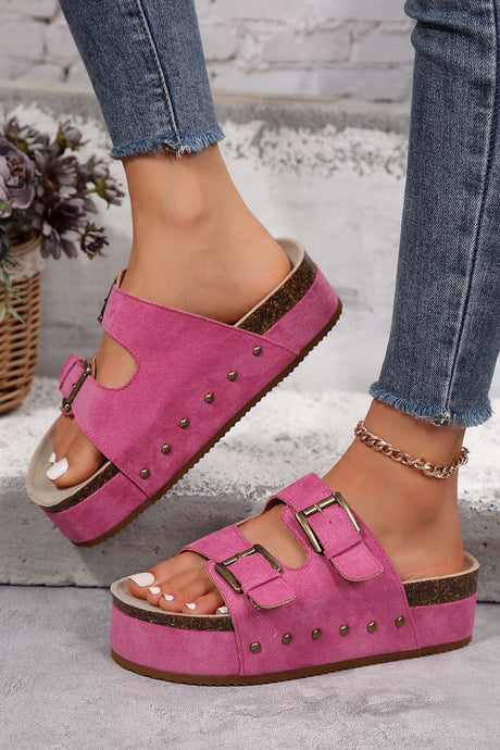 Arolora Suede Platform Sandal