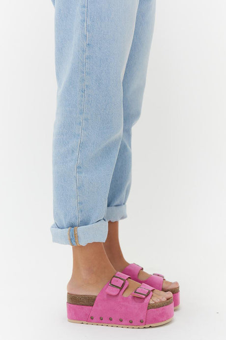 Arolora Suede Platform Sandal