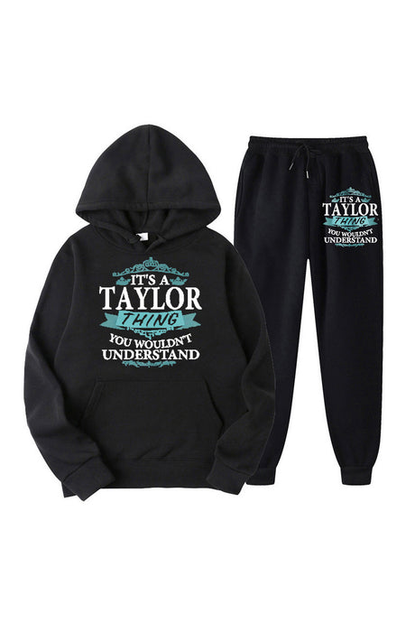 Taylor's Graphic Hoodie Long Pants Suits