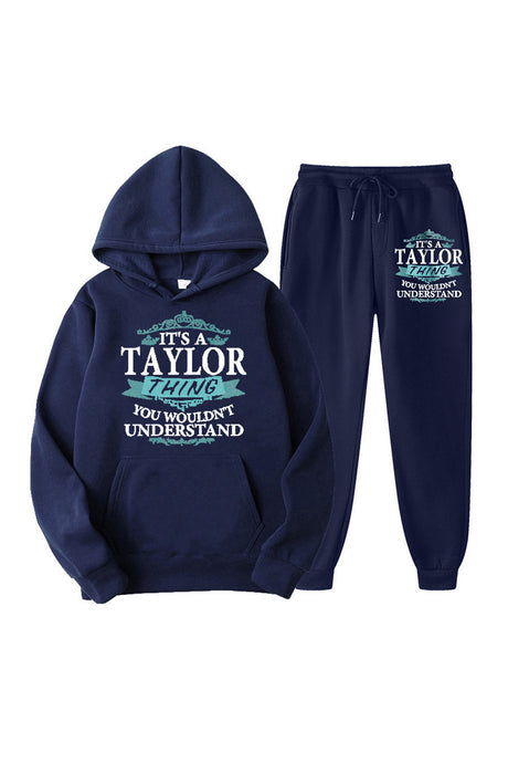 Taylor's Graphic Hoodie Long Pants Suits