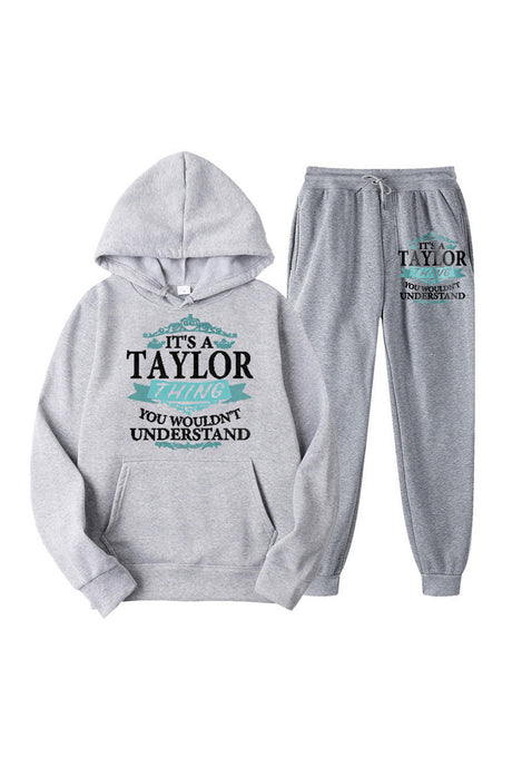 Taylor's Graphic Hoodie Long Pants Suits