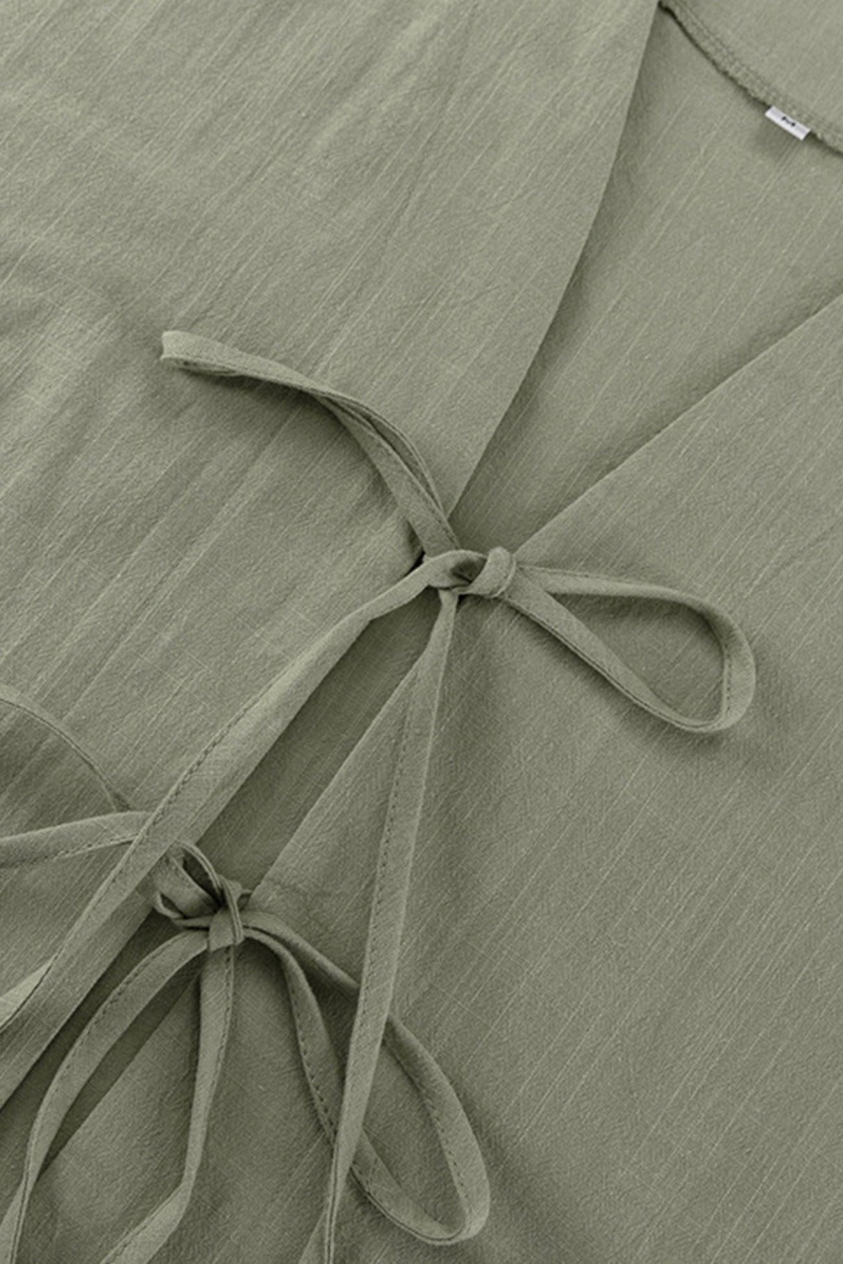 Arolora tie-front-long-sleeve-shirt-cotton-suits