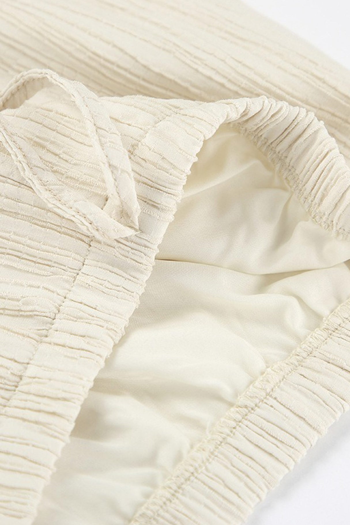 Arolora Tie-up Vest Long Pants Set