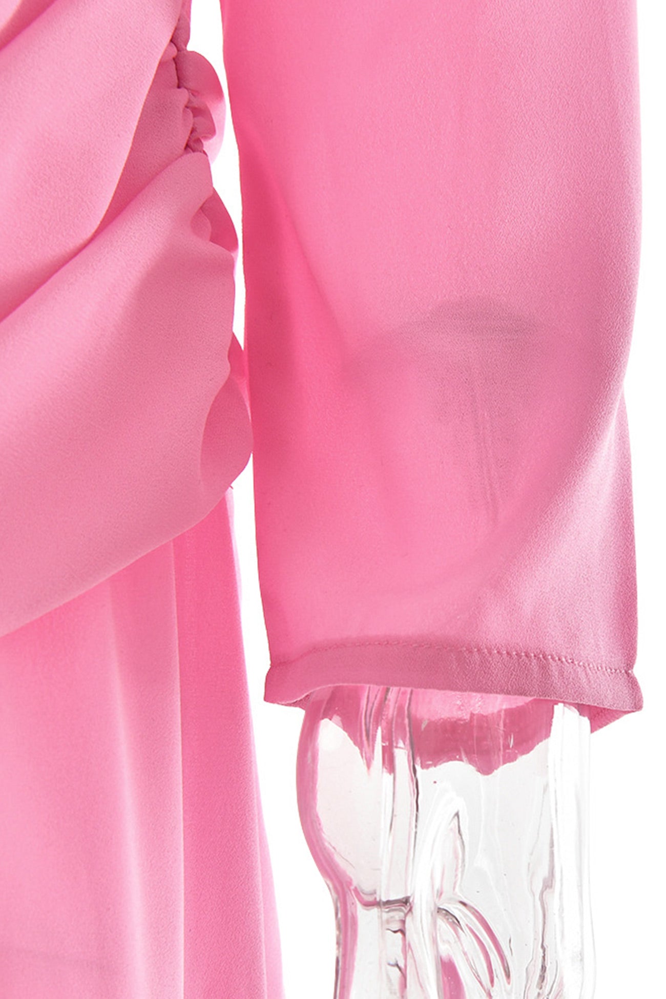 Arolora Twisted Off-shoulder Cutout Chiffon Maxi Dress