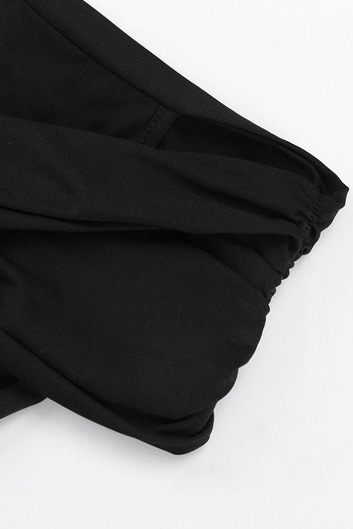 Twisted-front Drop Shoulder Tops