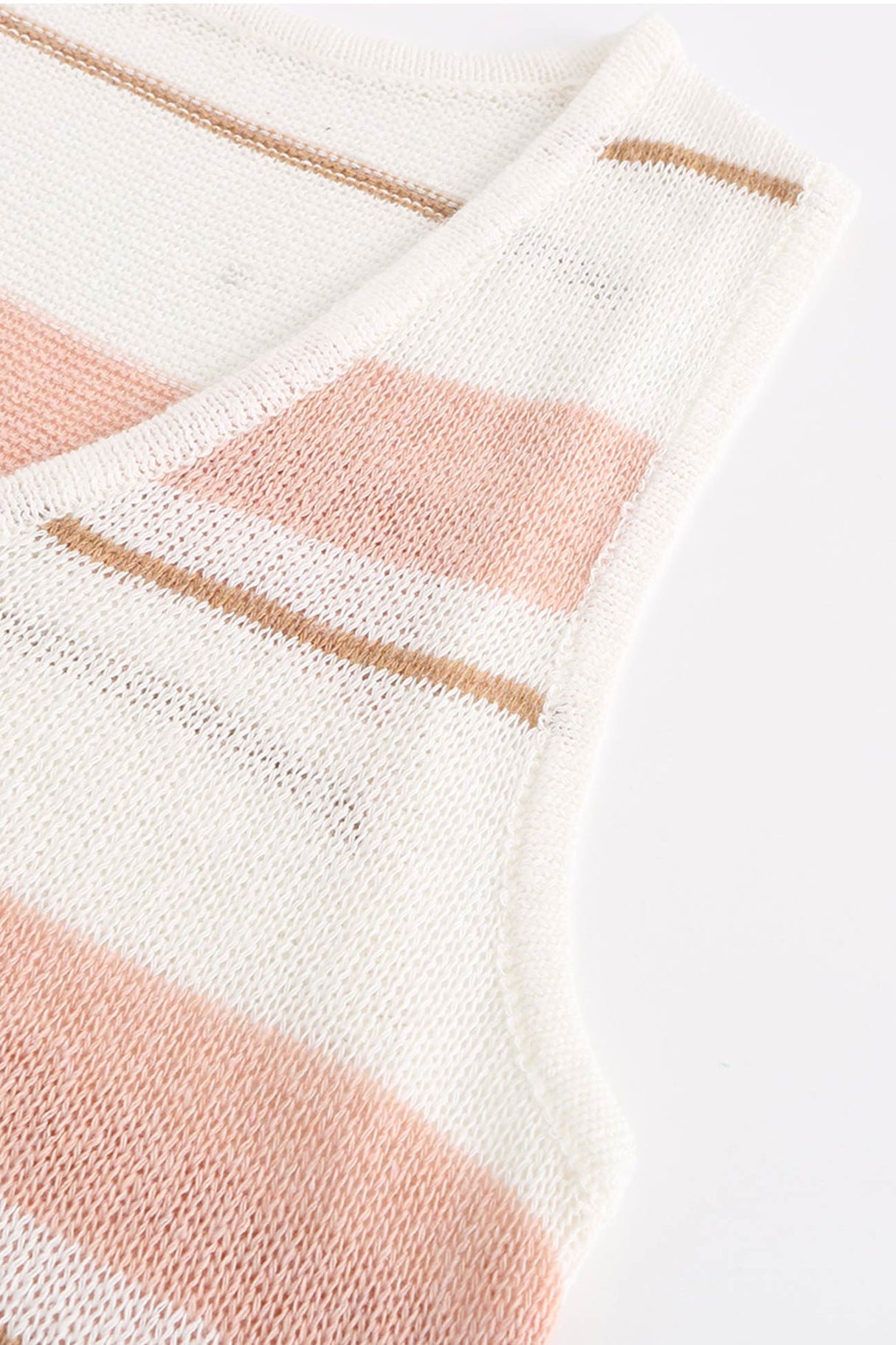 V Neck Knit Tank Top Shorts Suits