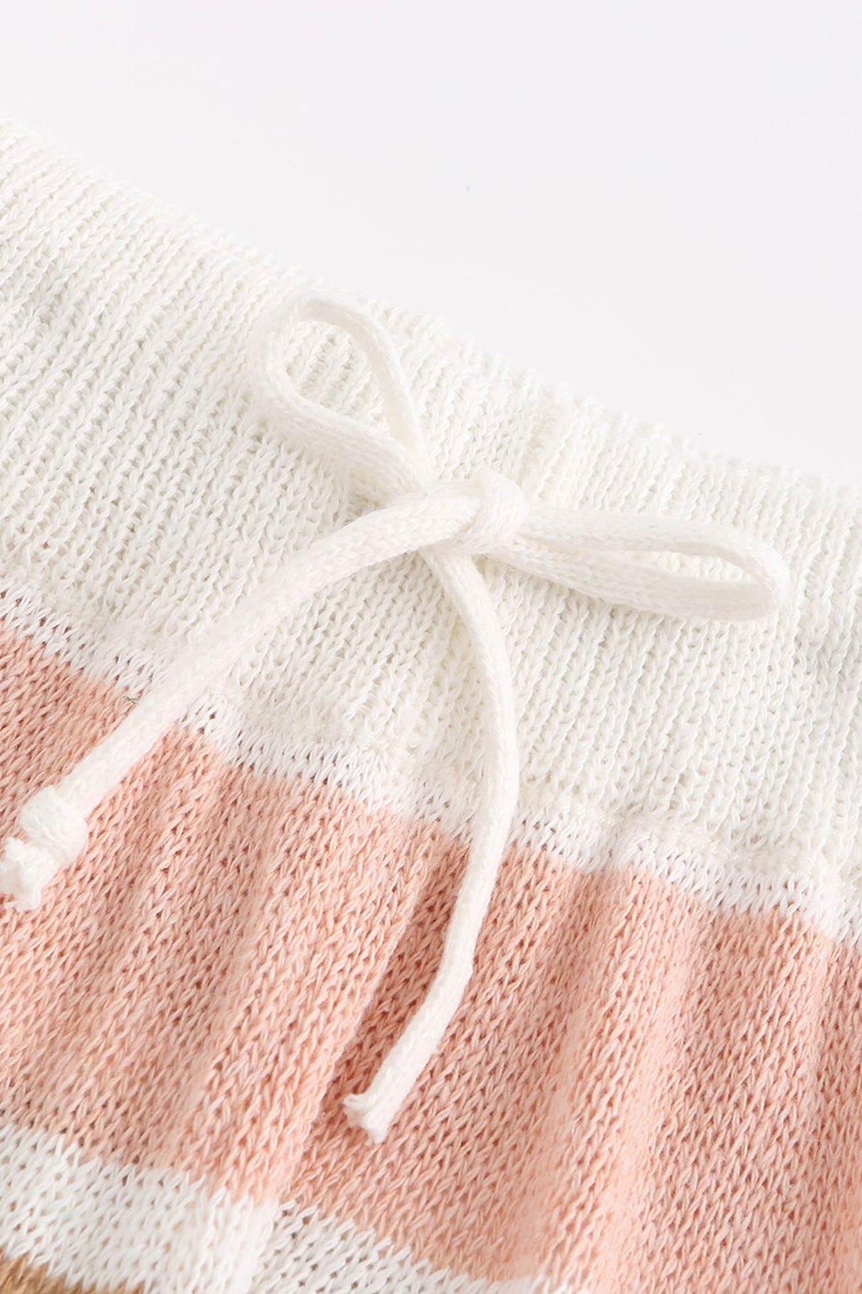 V Neck Knit Tank Top Shorts Suits