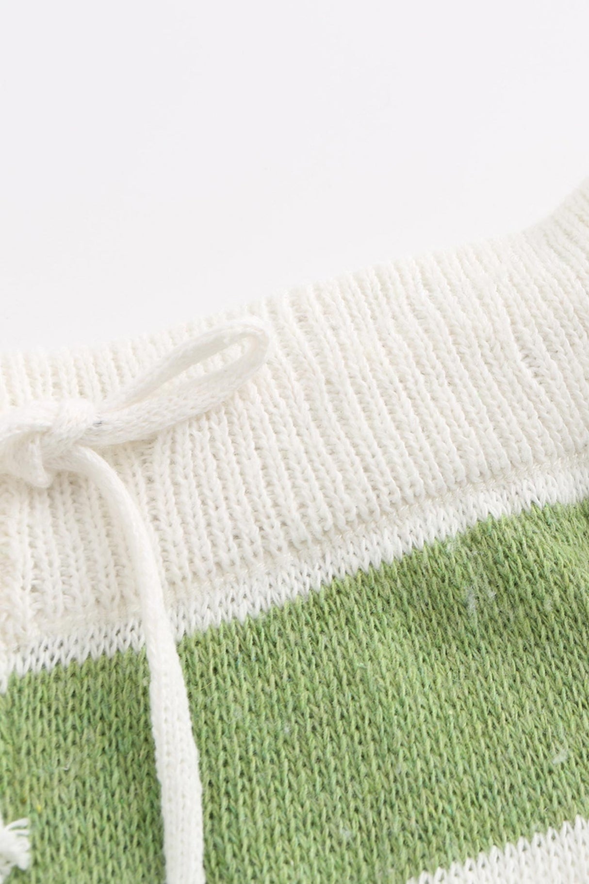 V Neck Knit Tank Top Shorts Suits