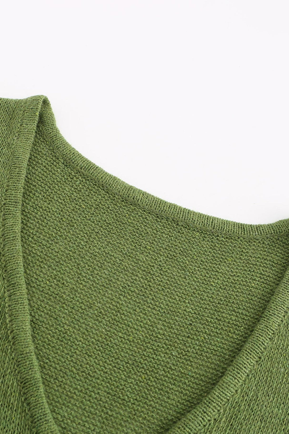 V Neck Knit Tank Top Shorts Suits