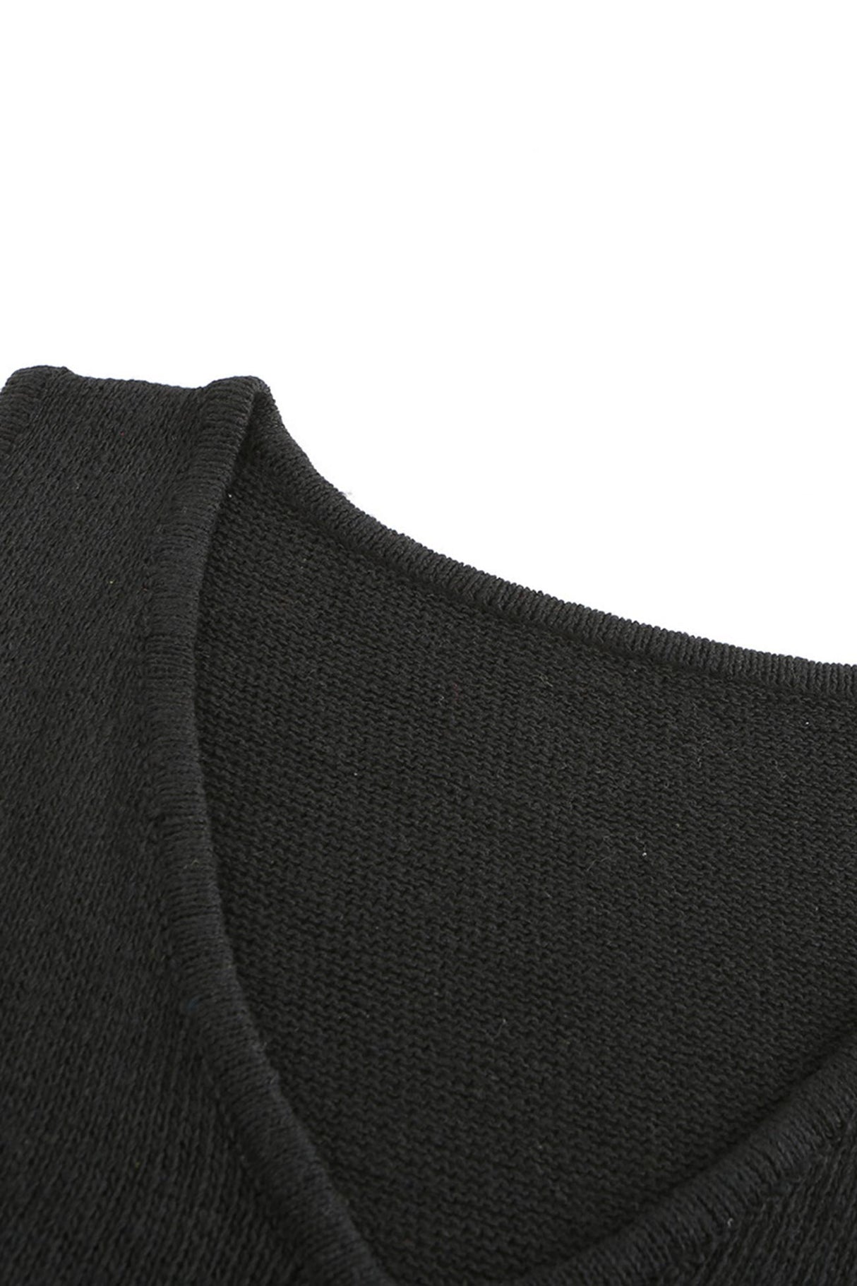 V Neck Knit Tank Top Shorts Suits