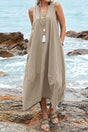 Arolora v-neck-pocketed-large-hem-sundress