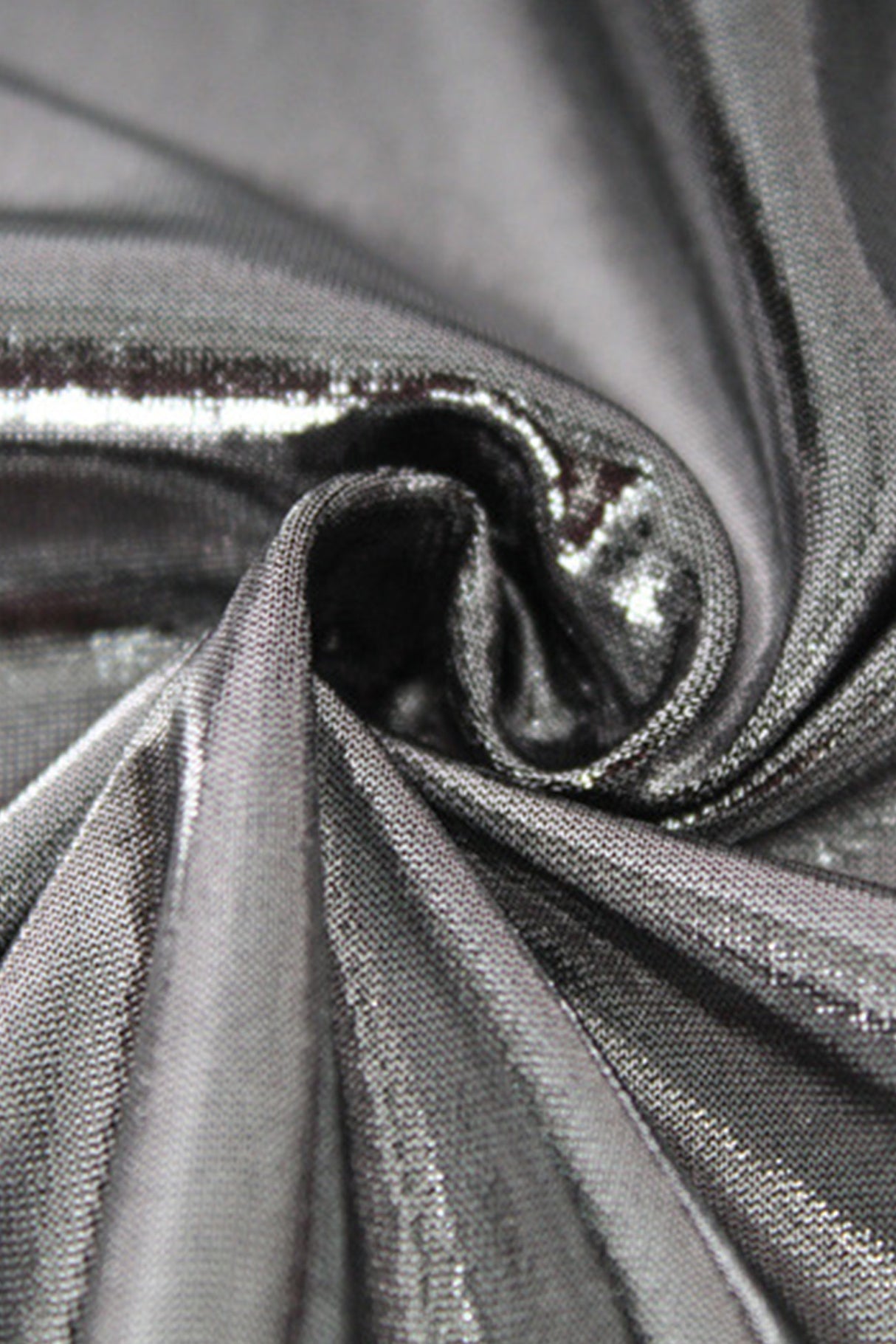 Arolora V Neck Shiny Fishtail Mini Dress