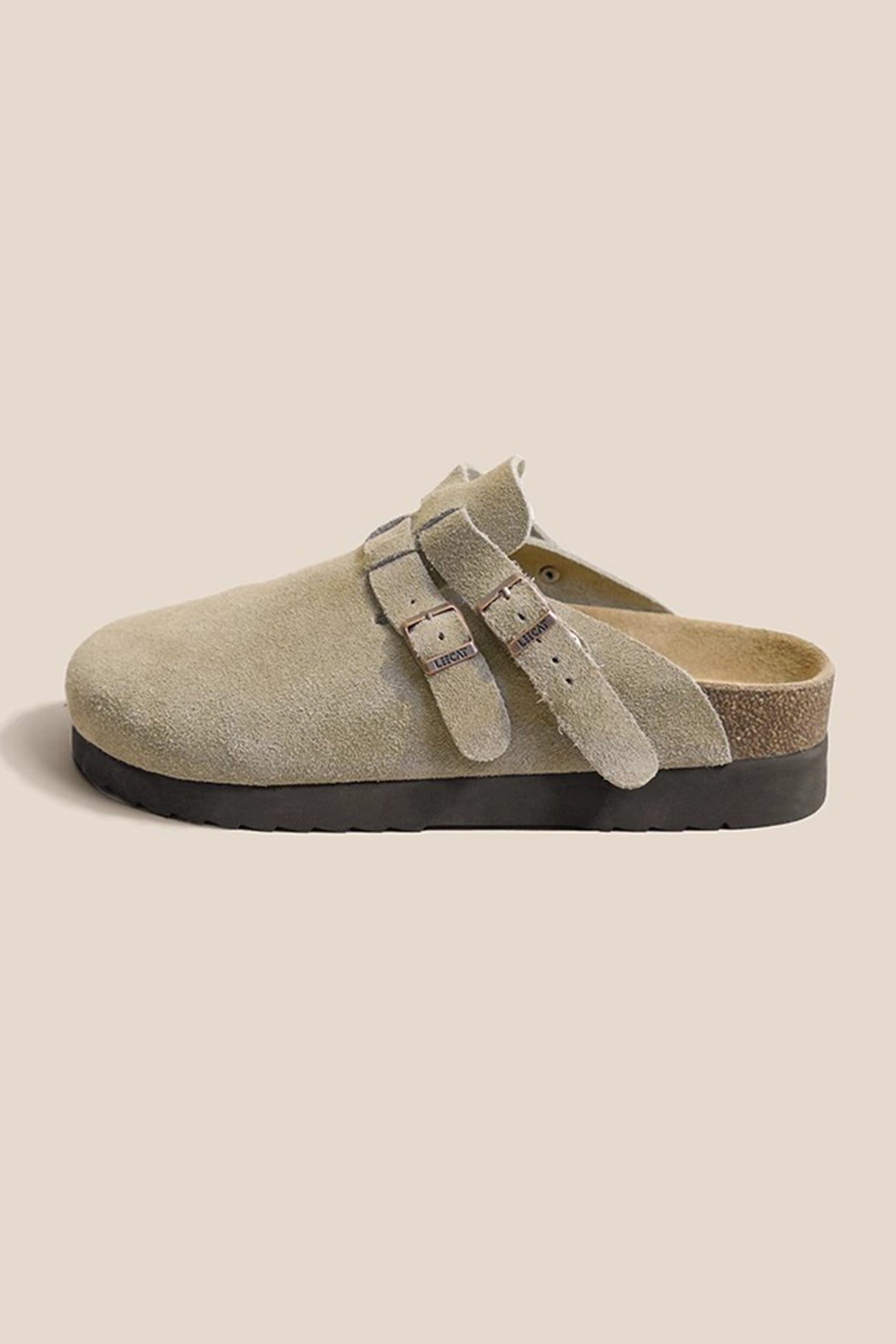 Vintage Leather Slip-on Flats