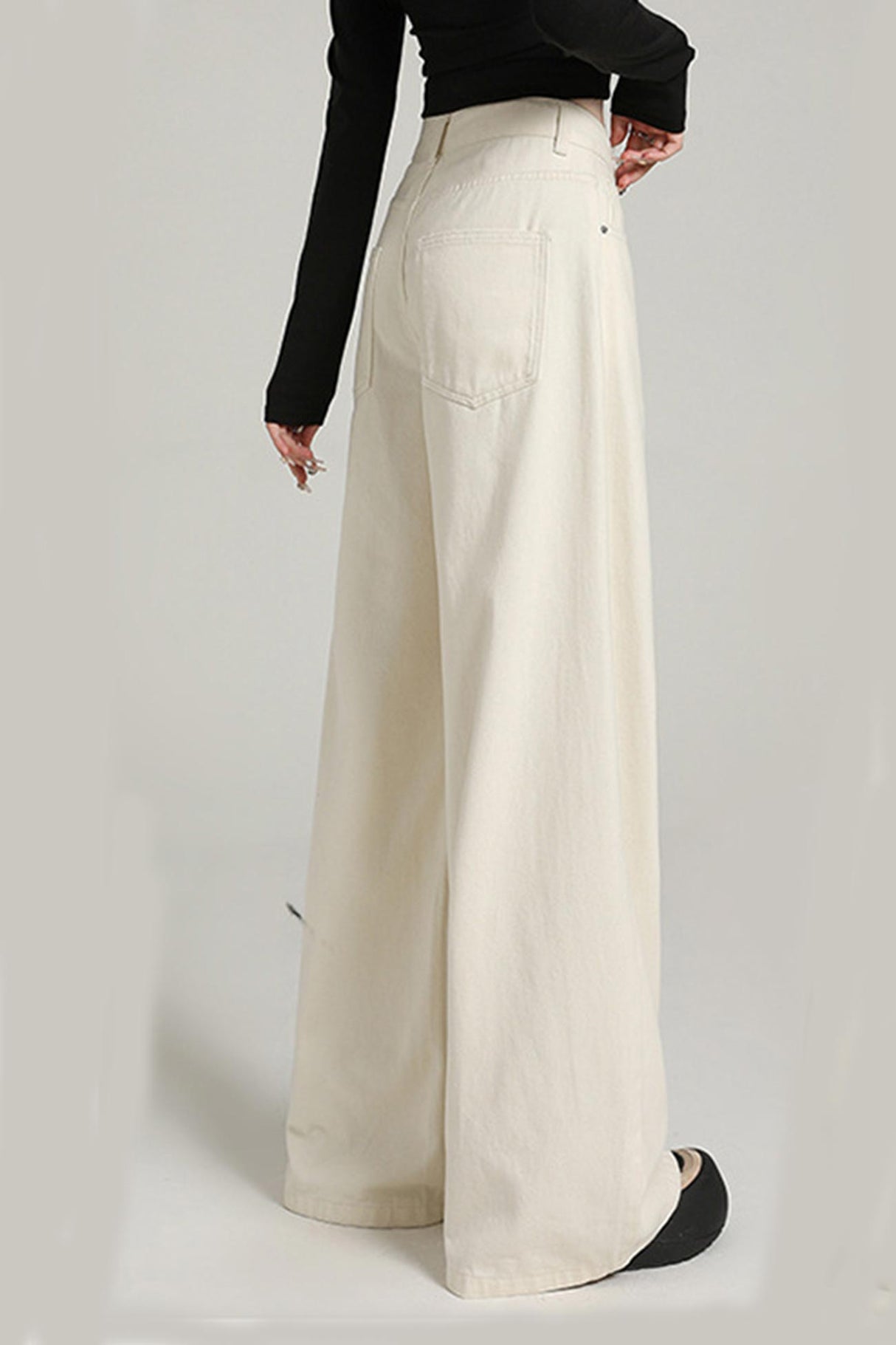 Arolora loose-high-rise-wide-leg-jeans