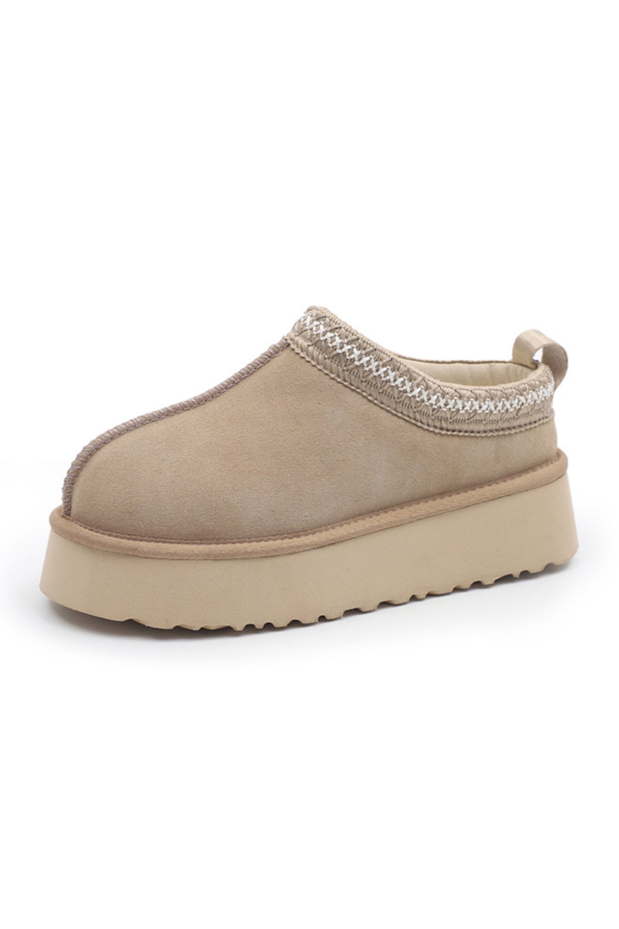 Wool Thick Sole Slip-on Snow Boots