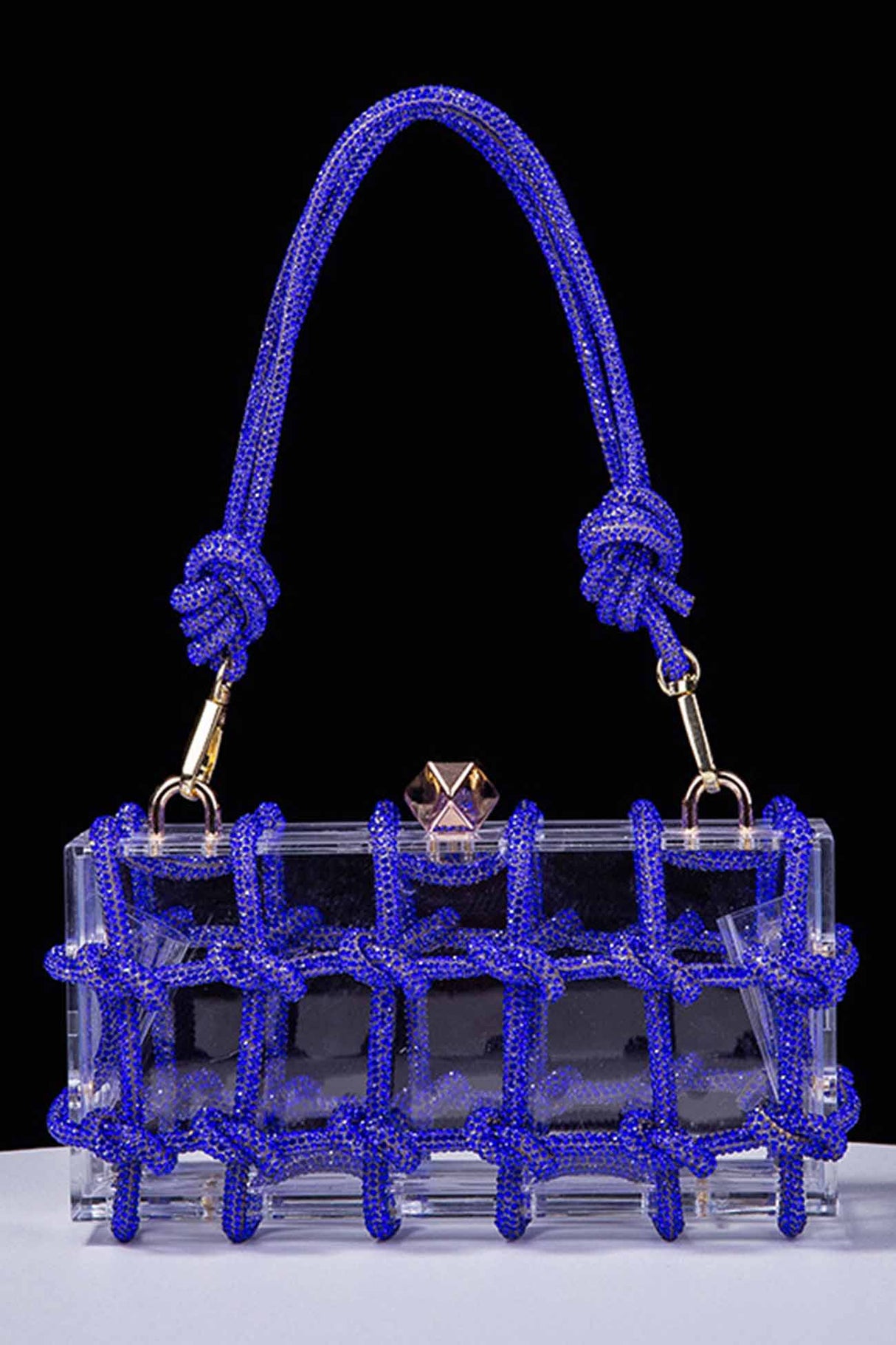 Rhinestone Clear Shoulder Bag